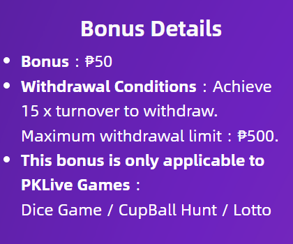 Bonus Details